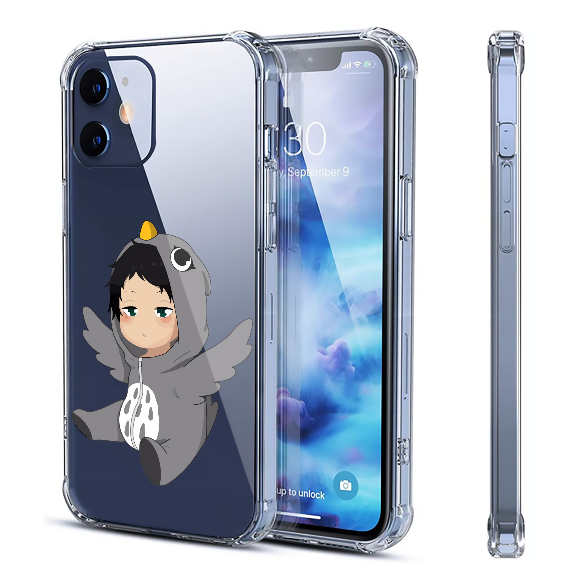 （画像用） ハイキュー!! Haikyu!! 【iPhone 12シリーズ対応】透明スマホケース（クリアソフトケース）